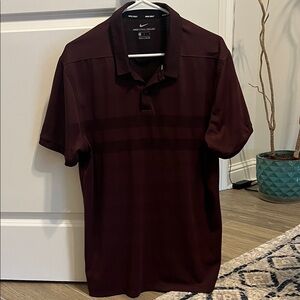 Nike Golf Men's Maroon Polo, large